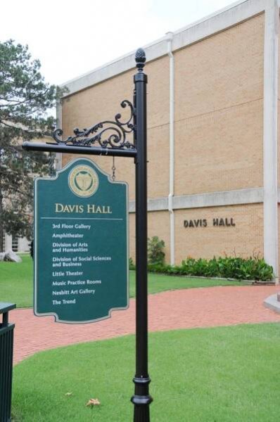 Davis Hall Sign
