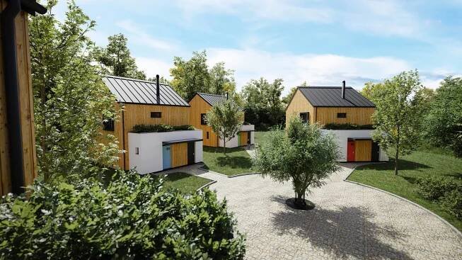 3D vizualizace Camp Relax Lipno