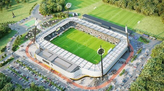 Bez lízátek by se ani nový stadion v Hradci neobešel, říká architekt