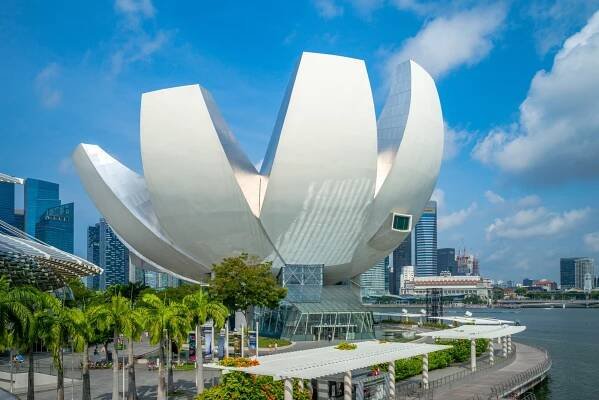ArtScience Museum is a museum located within the integrated resort of Marina Bay Sands in the downtown core of the central area in Singapore. 