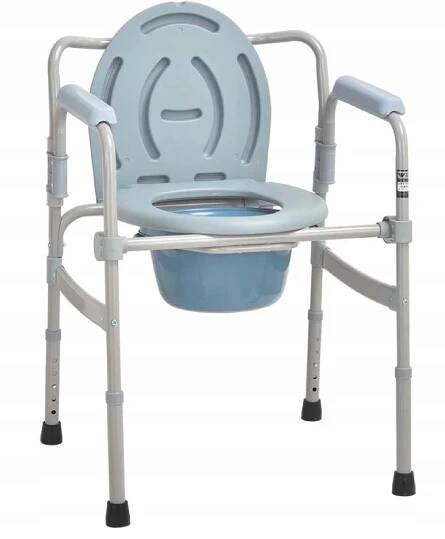 WC ŽIDLE TOALETNÍ SKLÁDACÍ WC LÉKAŘSKÁ NASTAVITELNÁ PEVNÁ STABILNÍ