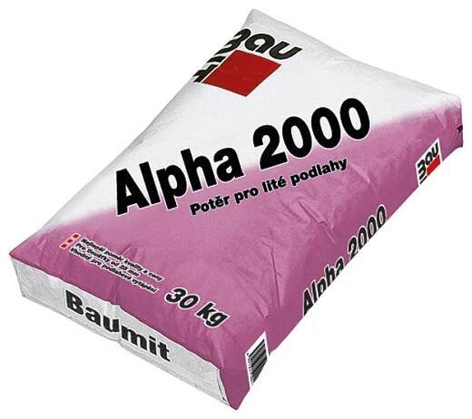 Baumit Alpha 2000 samonivelační litý potěr 30 kg - EBAU.cz