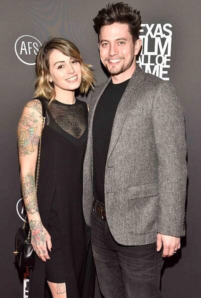 Sheila Hafsadi and Jackson Rathbone attend the 2019 Texas Film Awards on March 7, 2019, in Austin, Texas.
