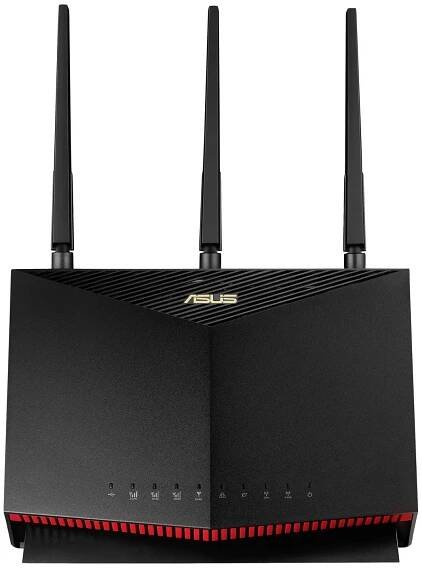 Asus 4G-AC86U AC2600 Cat. 12 router Integrovaný modem: UMTS, LTE, 2.4 GHz, 5 GHz, 600 MBit/s