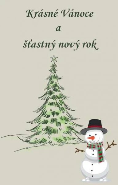 Krásné Vánoce a šťastný nový rok.