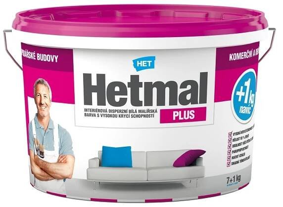 Interiérová barva HETMAL PLUS 1,5 kg