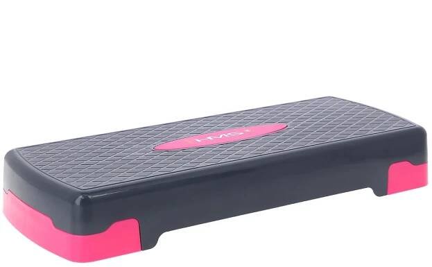 Step na aerobik HMS AS002 růžovo-šedý