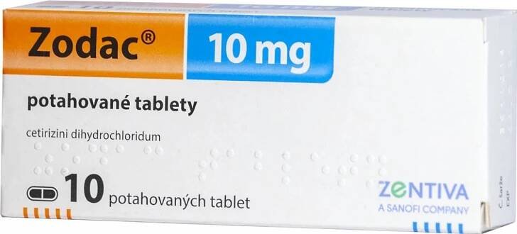 ZODAC POR 10MG TBL FLM 10