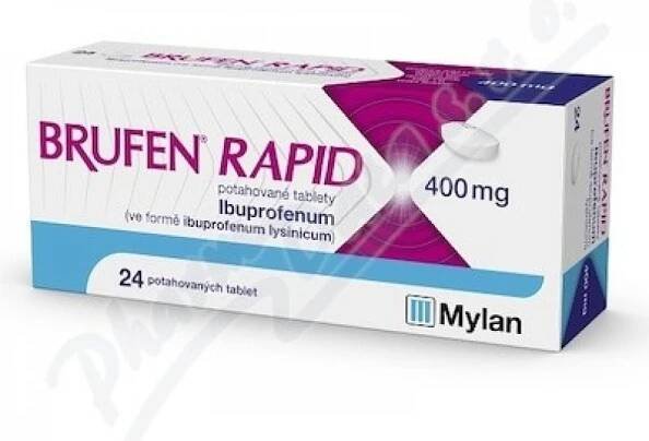 BRUFEN RAPID POR 400MG TBL FLM 24 I
