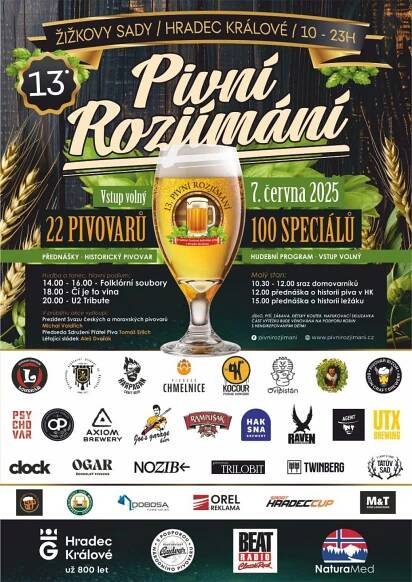 13. Pivní rozjímání – v Žižkových sadech – Hradec Králové
