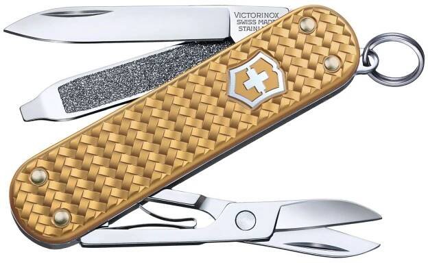 Nůž Victorinox Classic Precious Alox Brass Gold - SKLADEM | Hudy.cz