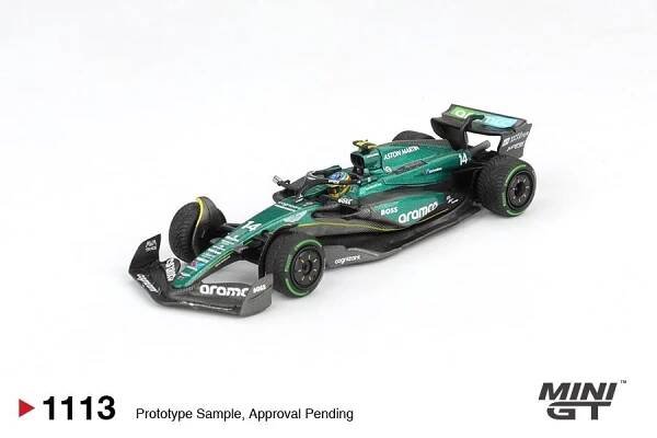 Aston Martin AMR24 #14 Fernando Alonso Canadian GP 2024 1:64 Mini GT MGT01113-L