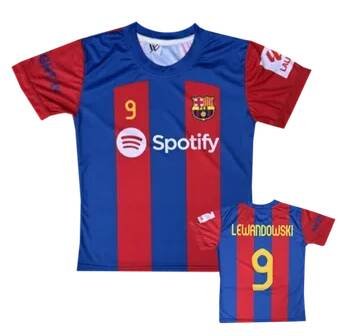 Numberoplus Premium Dětské fotbalové dresové tričko FC Barcelona - Lewandowski 9 Velikost: 16 let (vel.166-172)