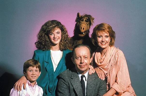 Benji Gregory, Andrea Elson, Max Wright, Anne Schedeen - Alf - Promo