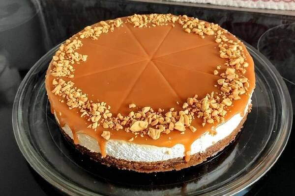 Karamelový cheesecake