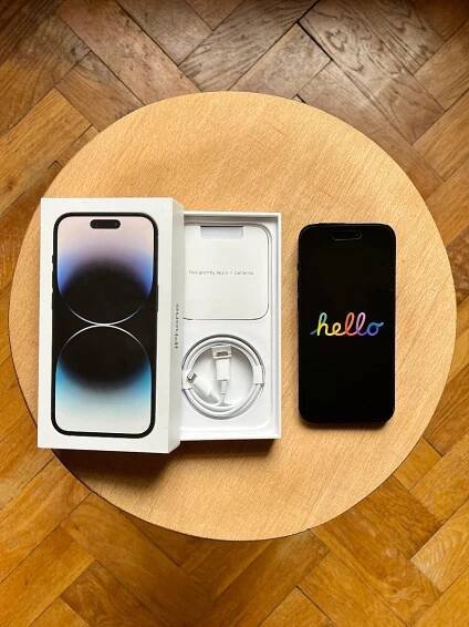 iPhone 14 Pro 128GB, ZÁRUKA: alza, vesmírně černý, super stav, apple