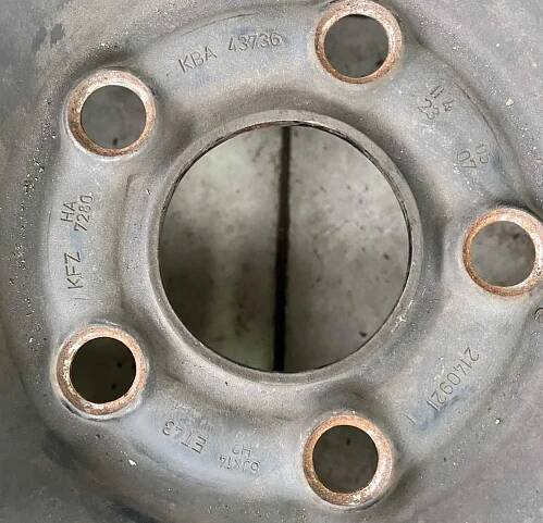 Plechový disk KFZ 7280 6Jx14 5x100x57 ET43 - Pneucentrum Bílina