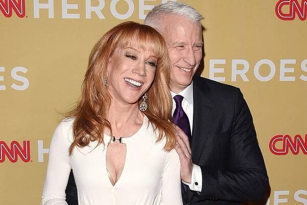 NEW YORK, NY - NOVEMBER 18: Kathy Griffin and Anderson Cooper attend the 2014 CNN Heroes: An All-Star Tribute at the American Museum of Natural History on November 18, 2014 in New York City. (Photo by Andrew H. Walker/Getty Images)
