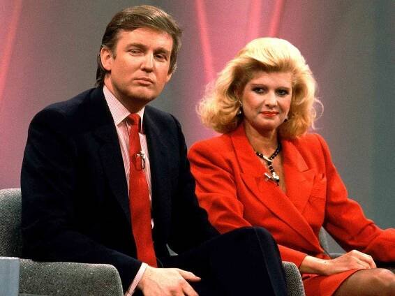 Donald Trump and Ivana Trump on 'The Oprah Winfrey Show' on April 25, 1988.