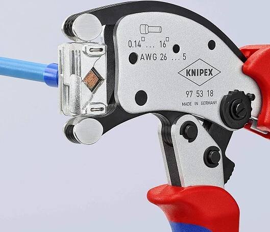 Ivo GRANDIČ - Kleště, kladiva, hasáky, nůžky, nože - Knipex - Knipex 975318 kleště lisovací (krimpovací) na dutinky Twistor