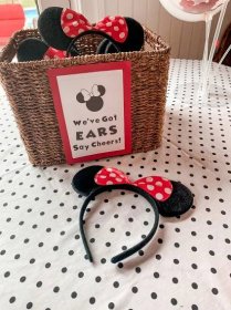 Mickey Mouse Clubhouse Party - Birthday Party Idea- Kids Party- Mickey Mouse Ears - Say Cheers