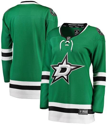 Dallas Stars Fanatics Women's Home Breakaway Jersey - Green