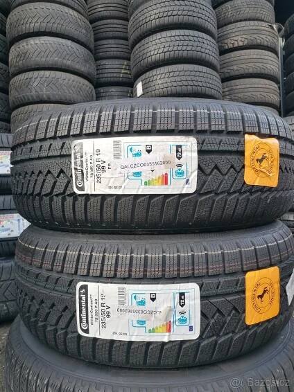 Zimní pneu=235/50 R19=CONTINENTAL=2ks=NOVÉ - Vsetín