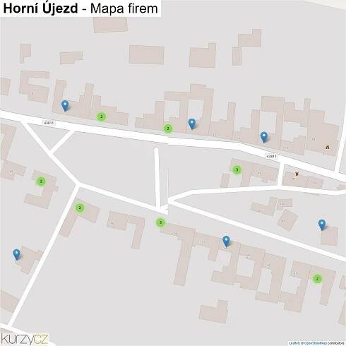 Horní Újezd - mapy | Kurzy.cz