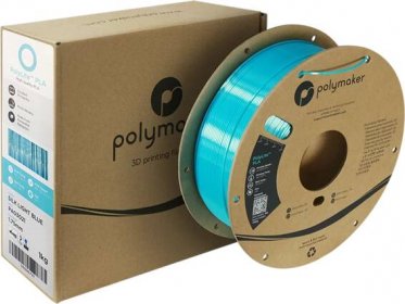 Polymaker PolyLite Silk PLA Light Blue - 3DJake Česká republika 
