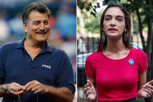 Keith Hernandez and Julia Salazar.