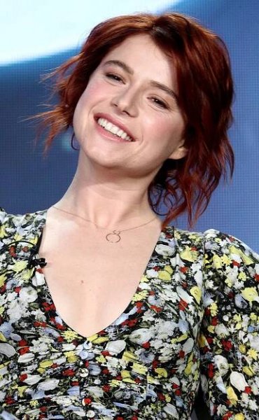 Jessie Buckley at an event for Černobyl (2019)