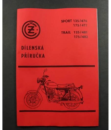 Dílenská příručka ČZ 125/476,481 175/477,482 Sport Trail