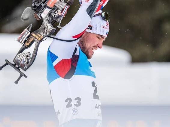 SP Anterselva 2022, hromadný start mužů - Biatlon