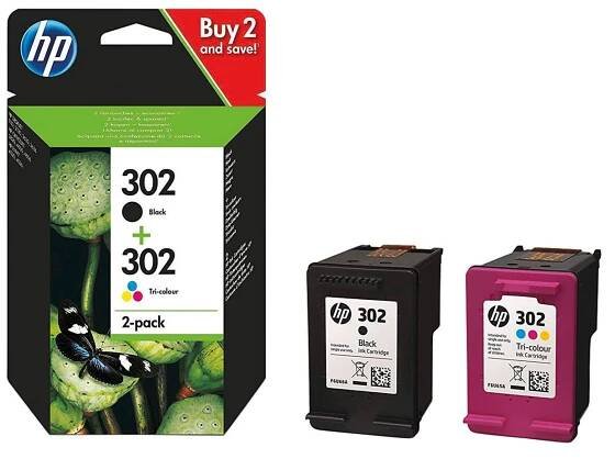 Sada originálních cartridge HP č. 302 (X4D37AE)