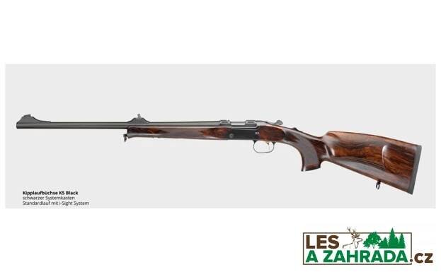 Kulovnice jednoranová Merkel, Mod.: K5 Black, Ráže:7x65R, hl.: 56cm, závit 15x1