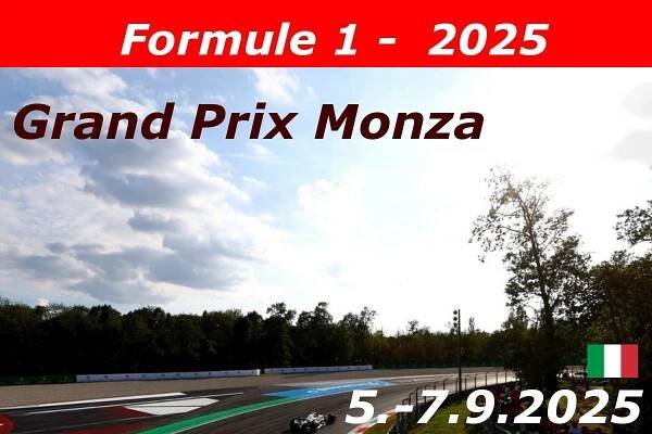 Formula 1 – Pirelli Grand Premio D ́Italia 5.-7.9.2025