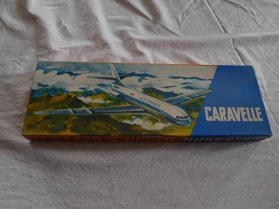 Retro model letadla Caravelle