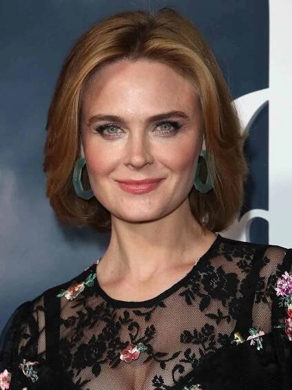 Emily Deschanel attends the premiere of Apple TV+'s 