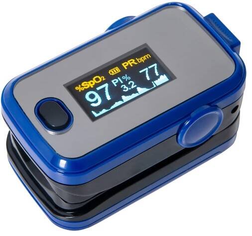 Pulzní oxymetr na prst A310 Blue - Rohnson