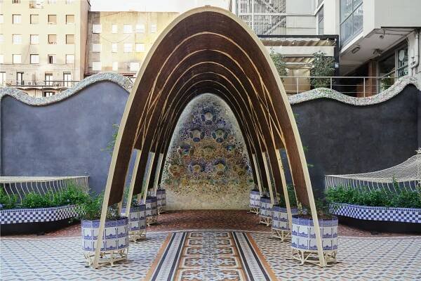 mosaics, ironwork, and pergolas of gaudí’s casa batlló in barcelona restored after a century