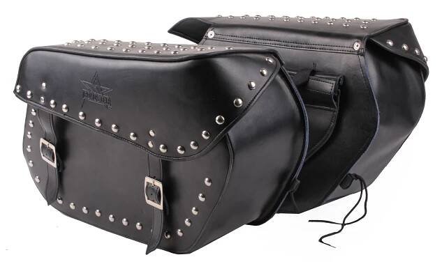 Kožené brašny na motorku Roadstar Studs výprodej
