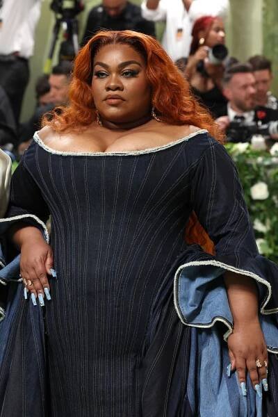 Da'Vine Joy Randolph's 2024 Met Gala dress was Gap denim.