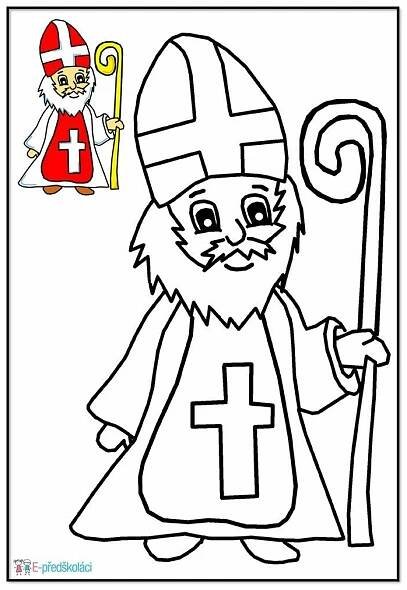 a cartoon character with a cross on his chest and an image of a cat in the background