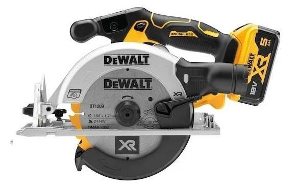 DeWalt DCS572P2 aku kotoučová pila 18 V XR 2x5Ah
