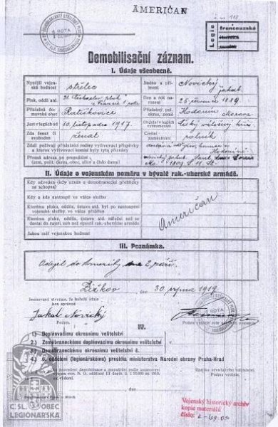 Jakub NOVICKÝ - ČsOL