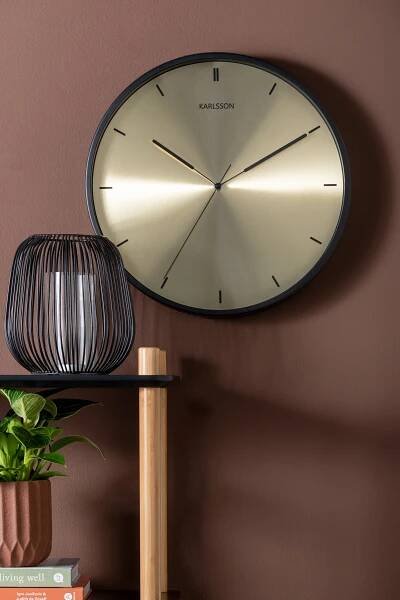 Nástěnné hodiny Finesse - Karlsson KA5864GD | FormAdore