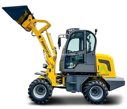 Kolový nakládač BGKN12CAB + lžíce 1480mm + hydroupínák - Minibagrynakladace.cz