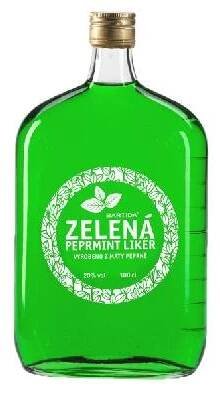Zelená Peprmint Bartida 1l 20%