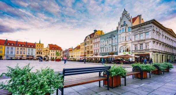 staroměstské náměstí v bydhošti, polsko - bydhošť - stock snímky, obrázky a fotky