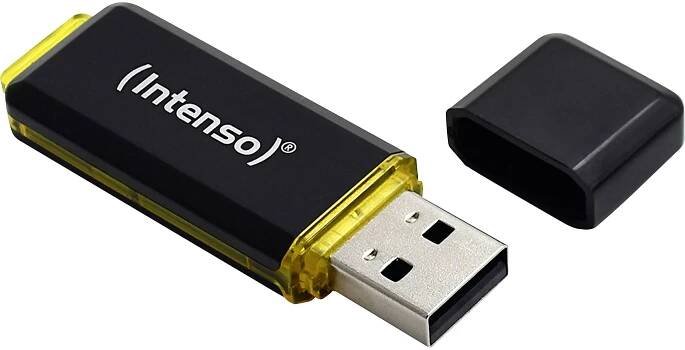 Intenso High Speed Line USB flash disk 128 GB černá, žlutá 3537491 USB 3.2 Gen 2 (USB 3.1)